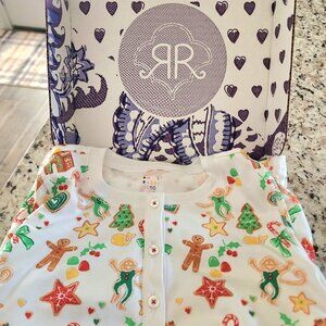Roller Rabbit Gingerbread Party Pajamas
